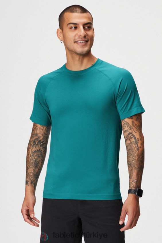 tr Fabletics erkekler eğitim günü tişörtü 177 koyu deniz mavisi 40R06B3472