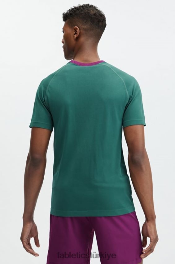 tr Fabletics erkekler eğitim günü tişörtü 178 masmavi yeşil 40R06B3480