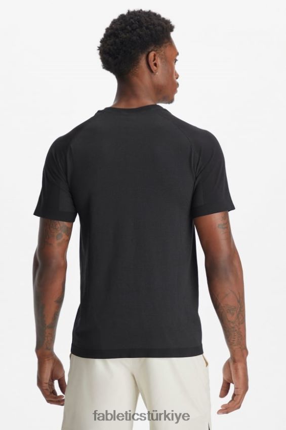 tr Fabletics erkekler eğitim günü tişörtü 178 siyah 40R06B3477