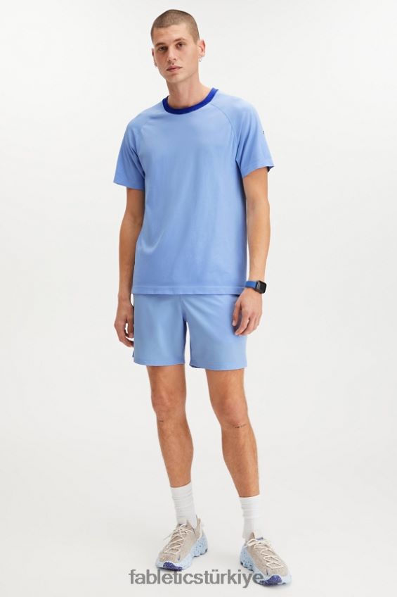tr Fabletics erkekler eğitim günü tişörtü 179 buhar mavisi 40R06B3485