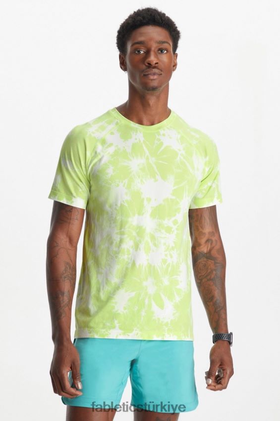 tr Fabletics erkekler eğitim günü tişörtü 179 solmuş kireç boyası 40R06B3486