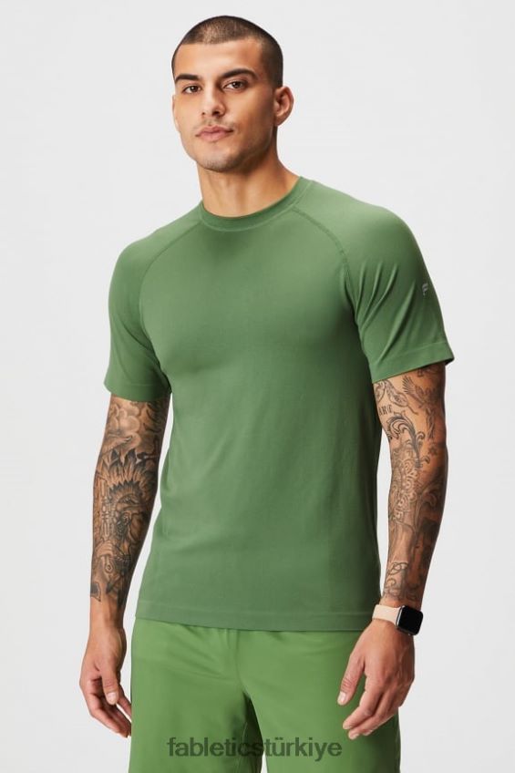 tr Fabletics erkekler eğitim günü tişörtü 179 yeni zeytin 40R06B3484