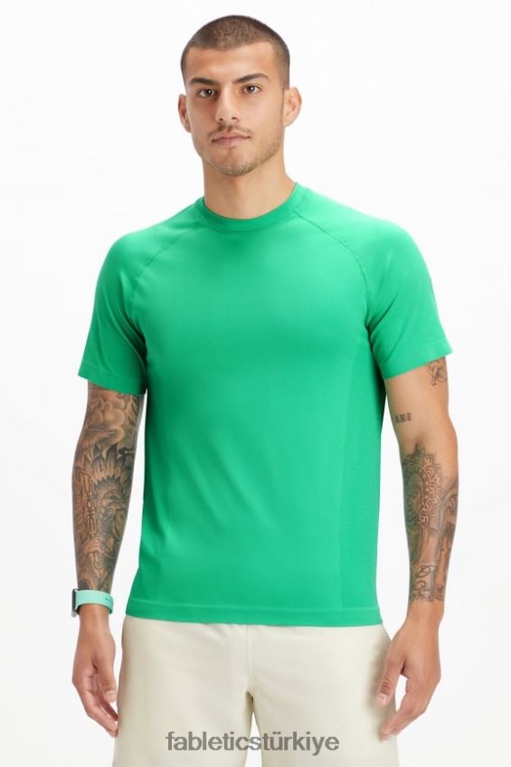 tr Fabletics erkekler eğitim günü tişörtü 180 temel yeşil 40R06B3487