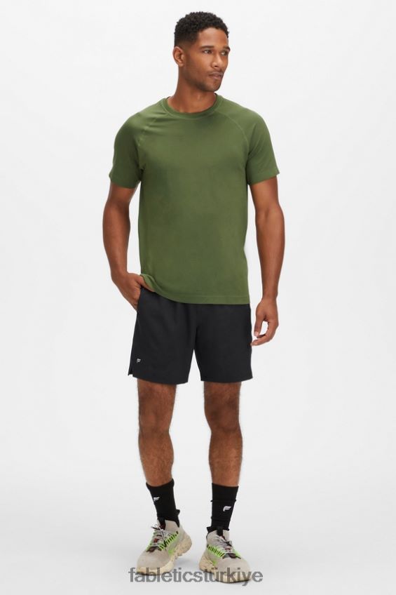 tr Fabletics erkekler eğitim günü tişörtü 186 koyu yosun 40R06B3550