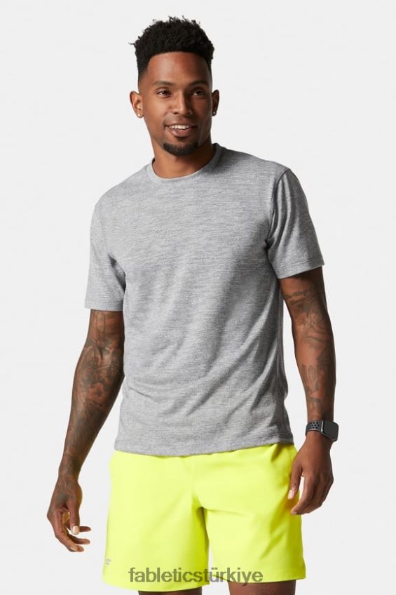 tr Fabletics erkekler ön sıradaki tişört gri funda 40R06B3551