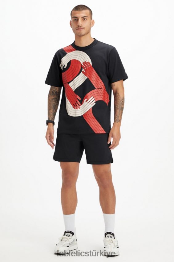 tr Fabletics erkekler r&r tişörtü hep birlikte siyah 40R06B3533