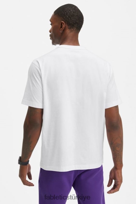tr Fabletics erkekler r&r tişörtü klasik beyaz 40R06B3528