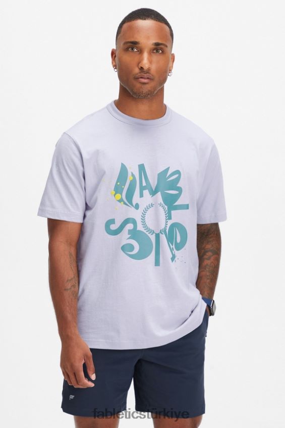 tr Fabletics erkekler r&r tişörtü leylak sisi parçalamak ve sürmek 40R06B3556