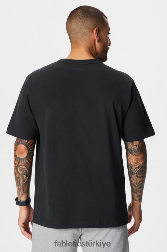tr Fabletics erkekler r&r tişörtü siyah 40R06B3527