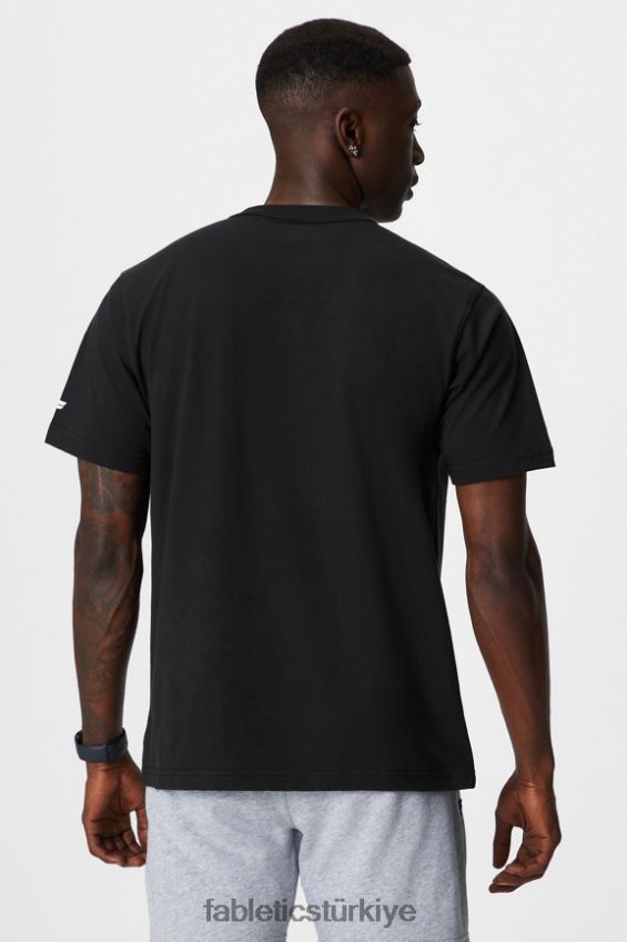 tr Fabletics erkekler r&r tişörtü siyah çoklu f 40R06B3521