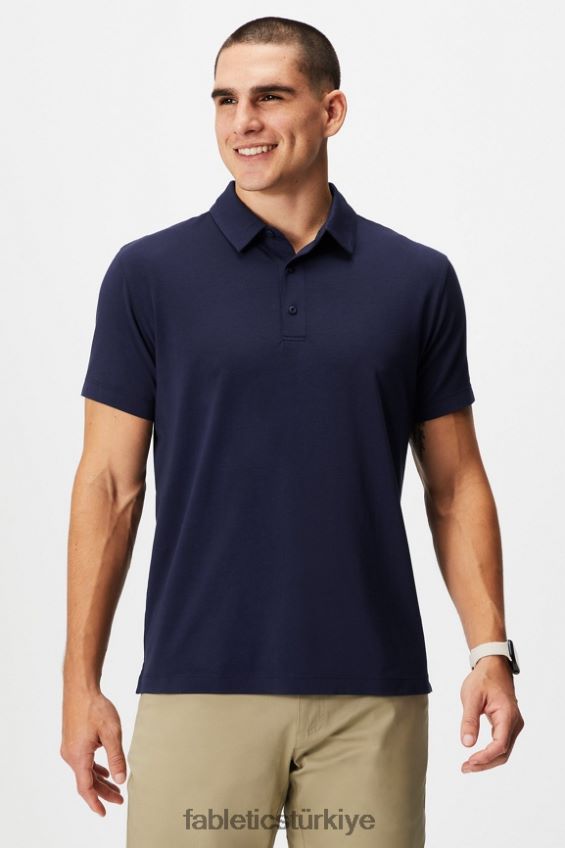 tr Fabletics erkekler 24-7 polo 171 derin donanma 40R06B3428