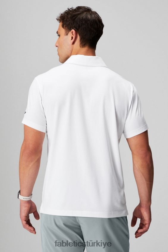 tr Fabletics erkekler 24-7 polo 171 klasik beyaz 40R06B3427