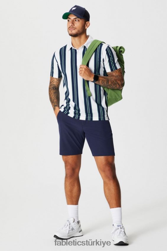 tr Fabletics erkekler 24-7 polo 171 kolej donanması mulligan şerit 40R06B3426