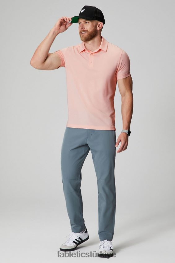 tr Fabletics erkekler 24-7 polo 171 pembe tereyağı 40R06B3425