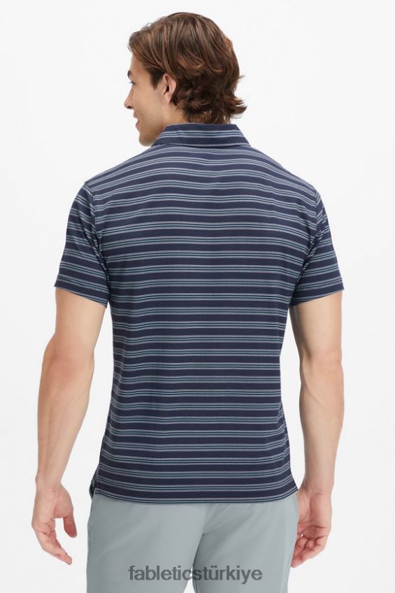 tr Fabletics erkekler 24-7 polo 172 klasik lacivert gizli şerit 40R06B3433