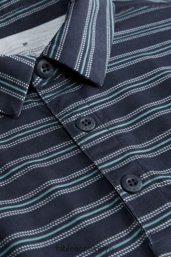tr Fabletics erkekler 24-7 polo 172 klasik lacivert gizli şerit 40R06B3433