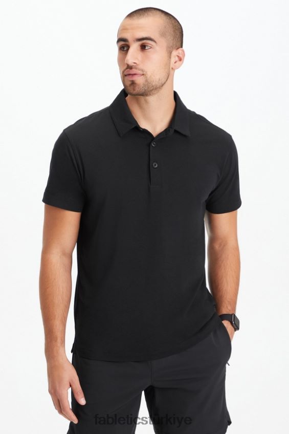 tr Fabletics erkekler 24-7 polo 173 siyah 40R06B3434