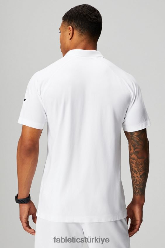 tr Fabletics erkekler eğitim günü polo 166 klasik beyaz 40R06B3403