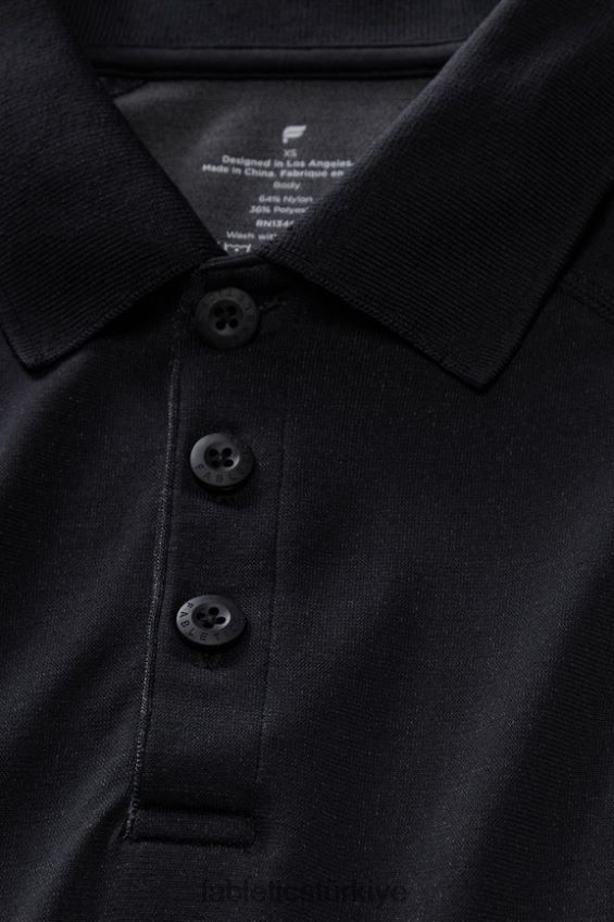 tr Fabletics erkekler eğitim günü polo 167 siyah 40R06B3405