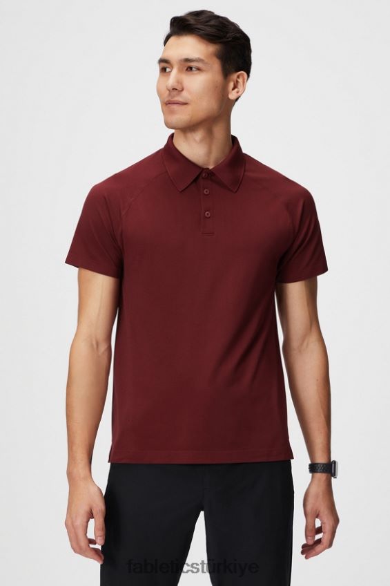 tr Fabletics erkekler eğitim günü polo 168 adrenalin kırmızısı 40R06B3410