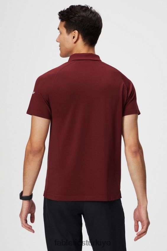 tr Fabletics erkekler eğitim günü polo 168 adrenalin kırmızısı 40R06B3410