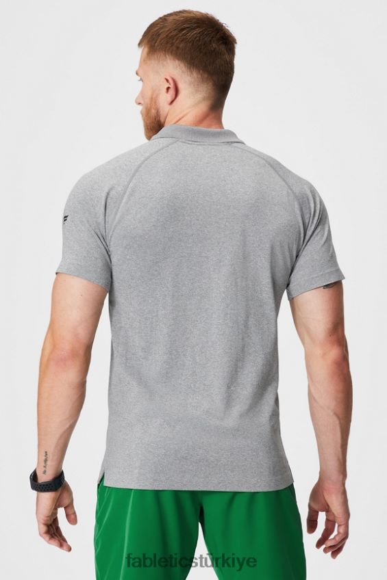 tr Fabletics erkekler eğitim günü polo 168 orta gri htr 40R06B3413