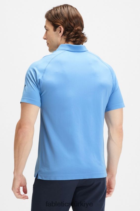 tr Fabletics erkekler eğitim günü polo 168 sörf mavisi 40R06B3412