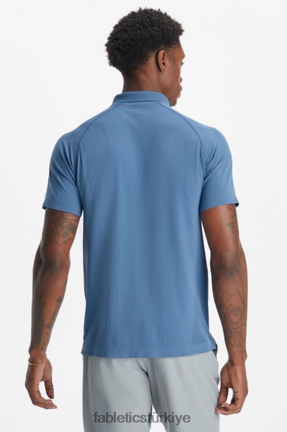 tr Fabletics erkekler eğitim günü polo 169 mavi ufuk 40R06B3418