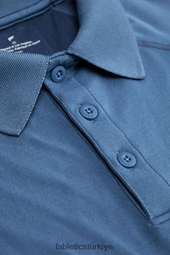 tr Fabletics erkekler eğitim günü polo 169 mavi ufuk 40R06B3418