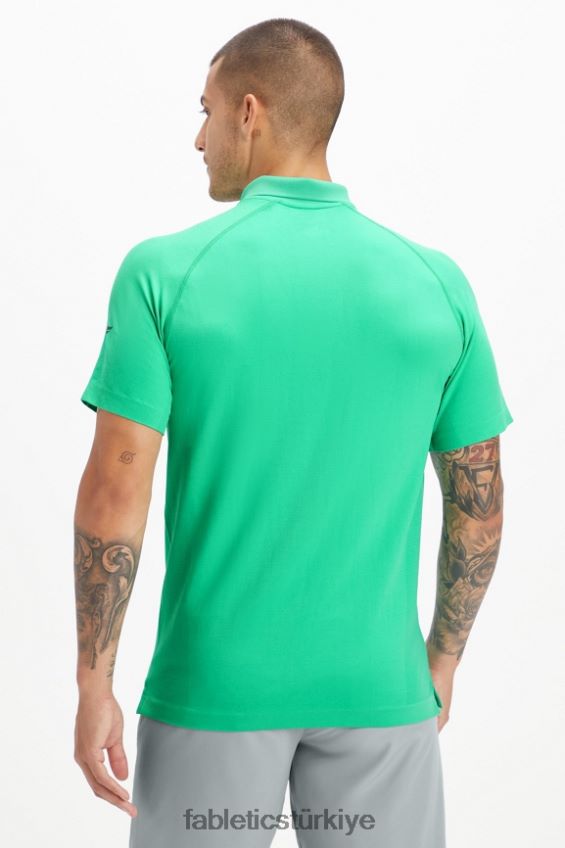 tr Fabletics erkekler eğitim günü polo 169 temel yeşil 40R06B3417