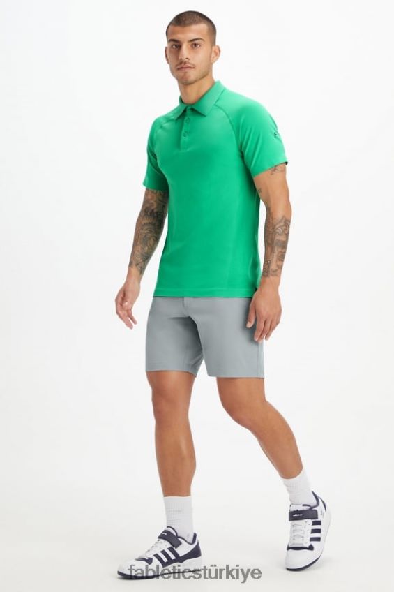 tr Fabletics erkekler eğitim günü polo 169 temel yeşil 40R06B3417