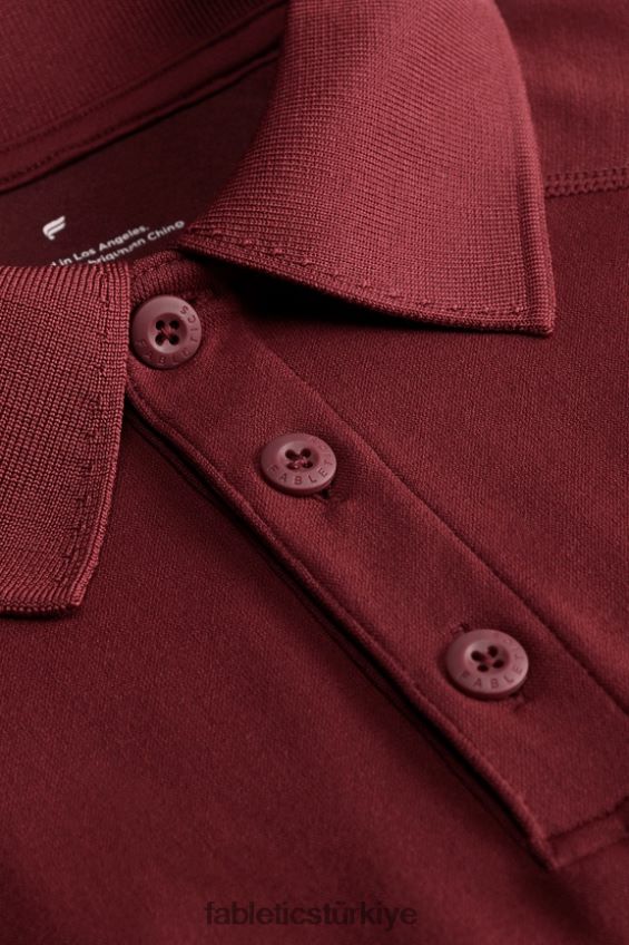 tr Fabletics erkekler eğitim günü polo 170 öküz kanı 40R06B3422