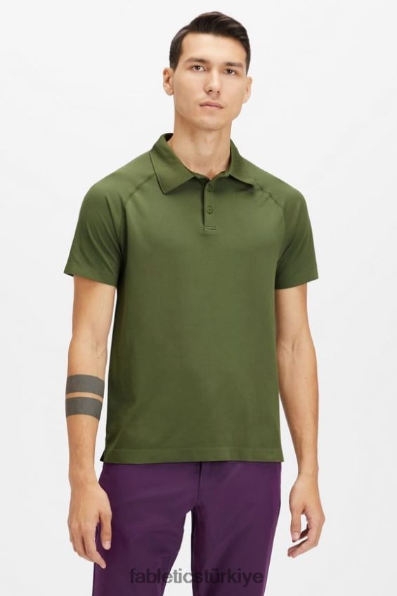 tr Fabletics erkekler eğitim günü polo 170 koyu yosun 40R06B3420