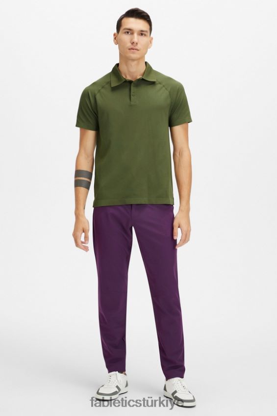 tr Fabletics erkekler eğitim günü polo 170 koyu yosun 40R06B3420