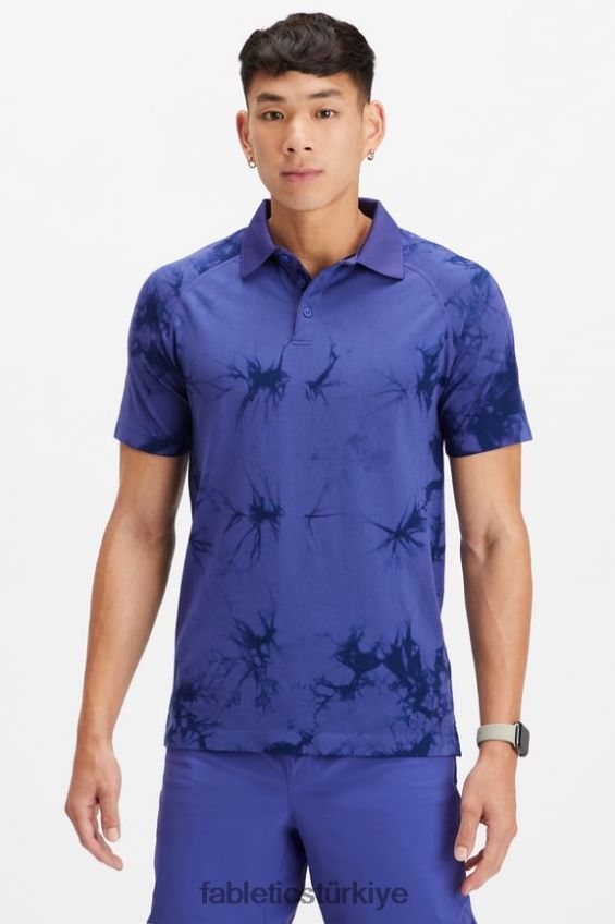 tr Fabletics erkekler eğitim günü polo 170 mavi indigo boyası 40R06B3419