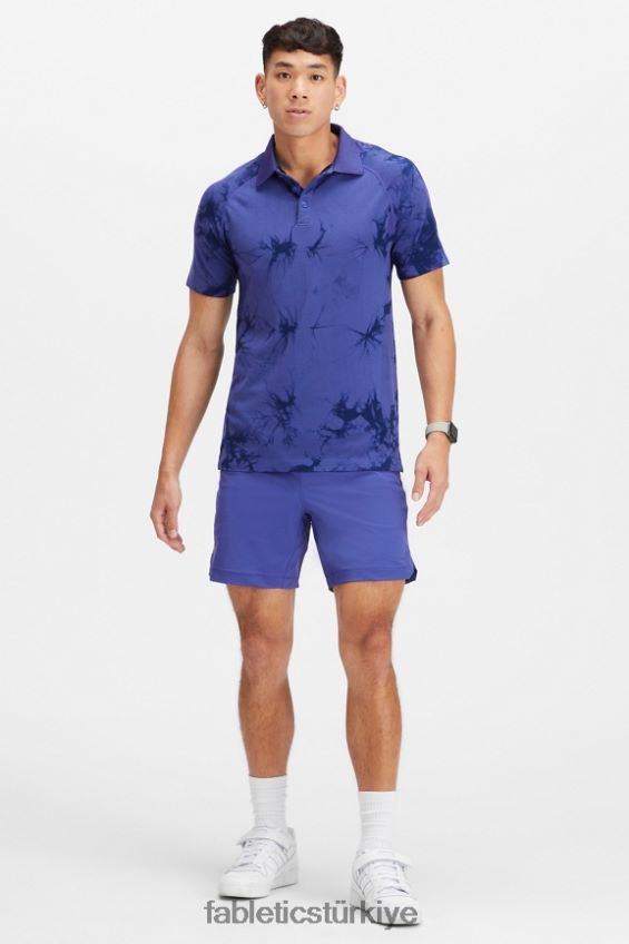 tr Fabletics erkekler eğitim günü polo 170 mavi indigo boyası 40R06B3419