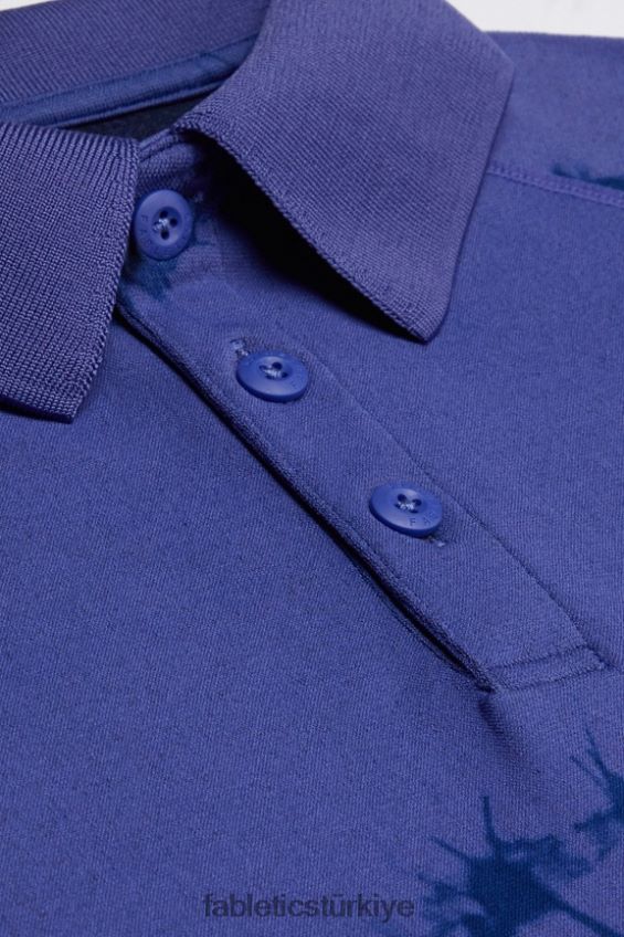 tr Fabletics erkekler eğitim günü polo 170 mavi indigo boyası 40R06B3419