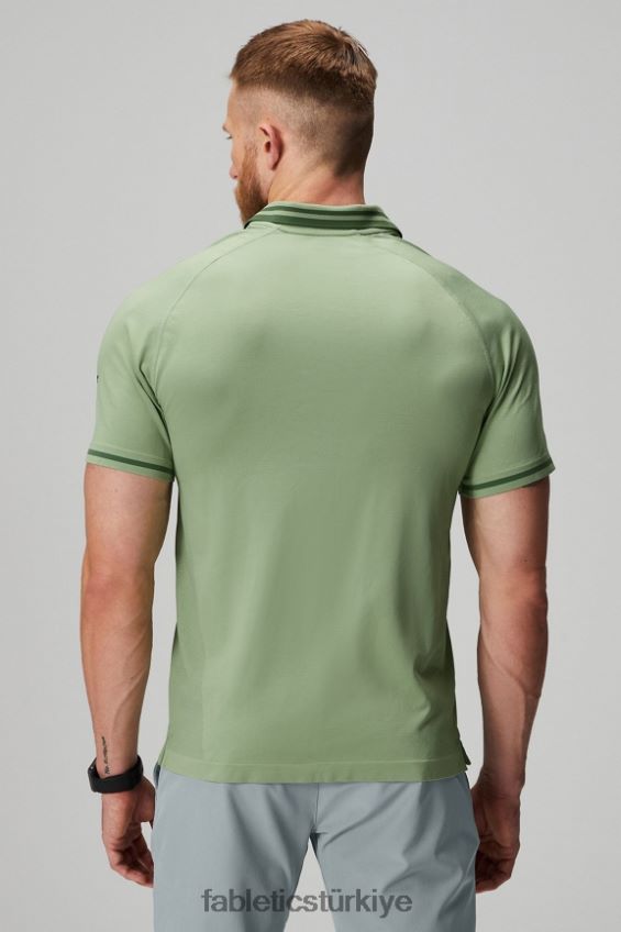 tr Fabletics erkekler eğitim günü uçlu polo Kekik 40R06B3443