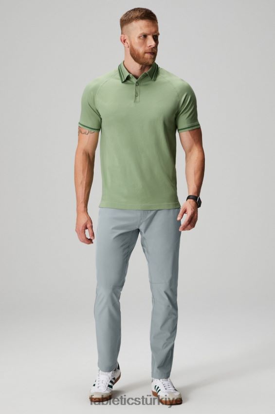 tr Fabletics erkekler eğitim günü uçlu polo Kekik 40R06B3443