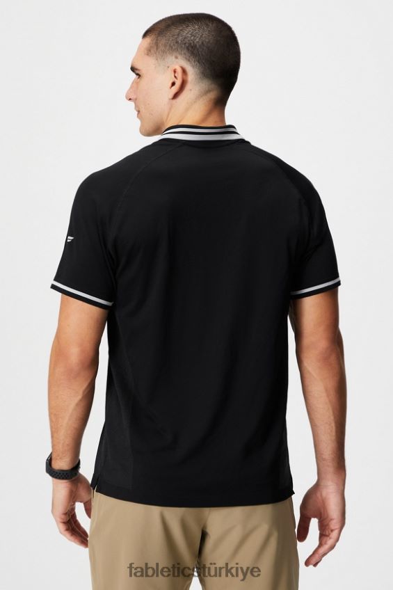 tr Fabletics erkekler eğitim günü uçlu polo siyah uç 40R06B3441