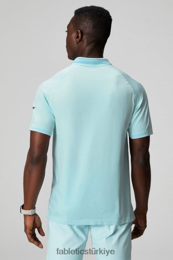 tr Fabletics erkekler eğitim günü uçlu polo İskandinav mavisi 40R06B3442
