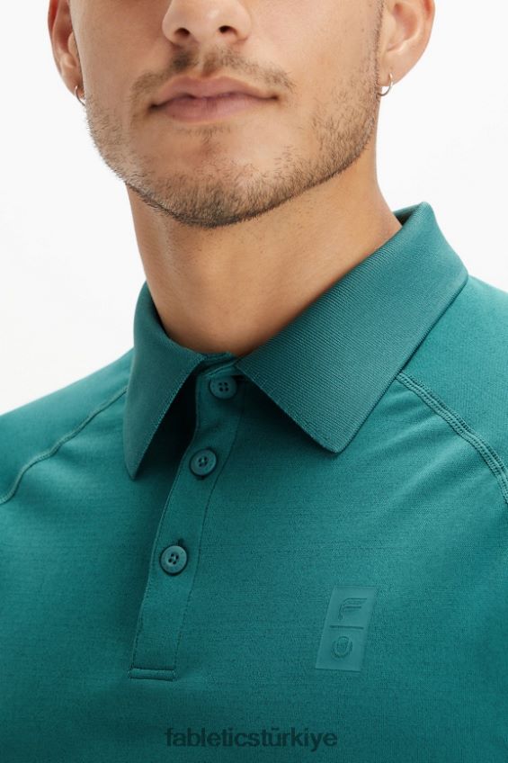 tr Fabletics erkekler evrensel tenis eğitim günü polo yumuşak çam 40R06B3447