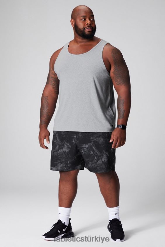 tr Fabletics erkekler 24-7 tankı klasik gri melanj 40R06B3381