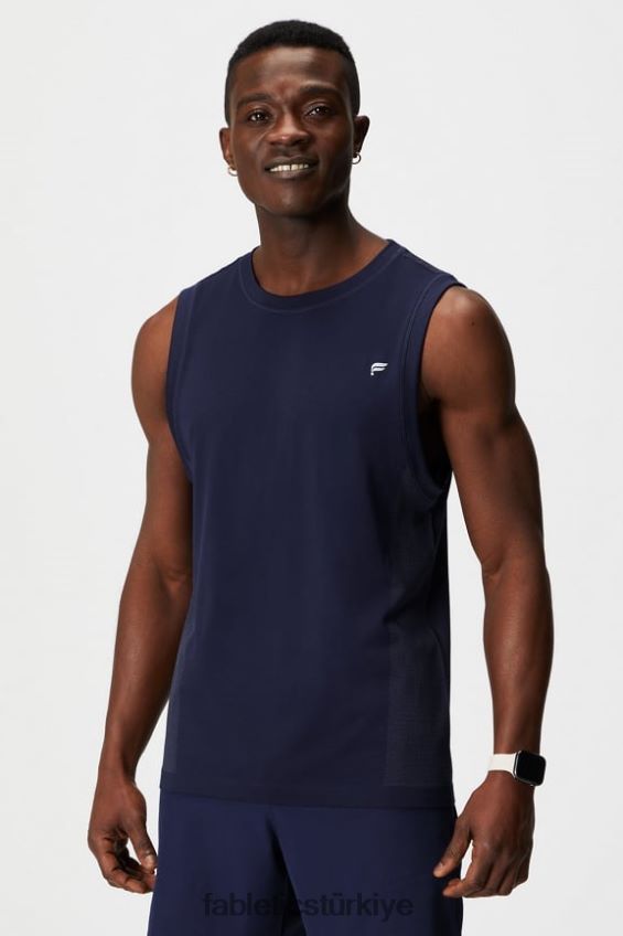 tr Fabletics erkekler eğitim günü kas tankı derin donanma 40R06B3373