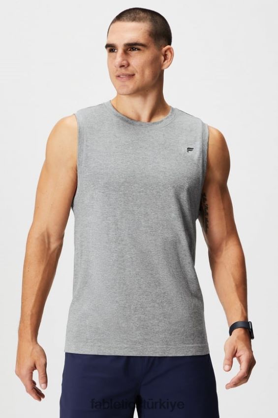 tr Fabletics erkekler eğitim günü kas tankı orta gri htr 40R06B3374