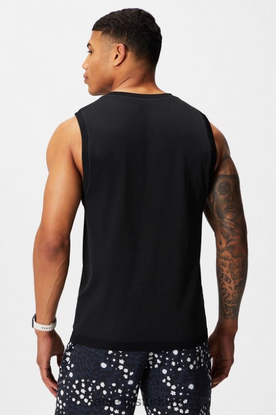 tr Fabletics erkekler eğitim günü kas tankı siyah 40R06B3372