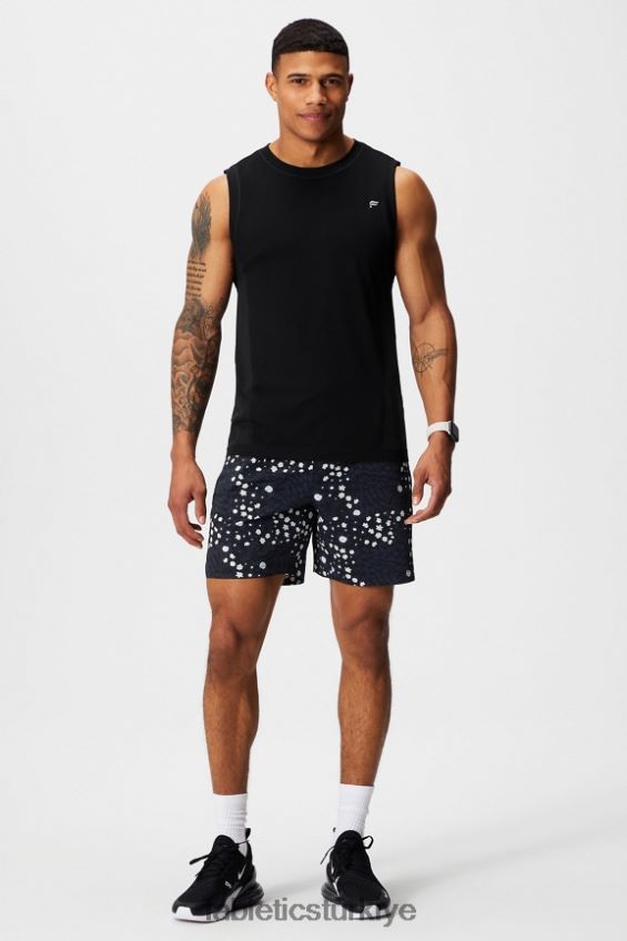 tr Fabletics erkekler eğitim günü kas tankı siyah 40R06B3372