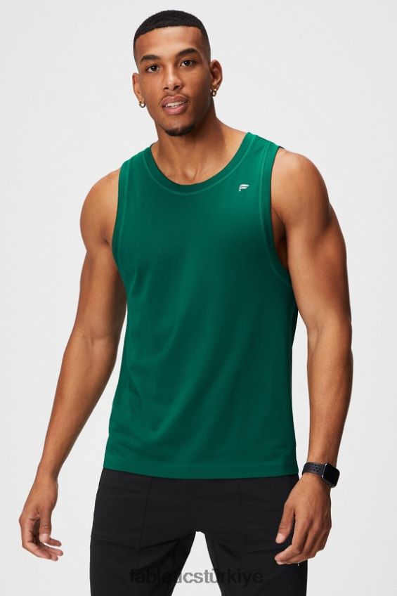 tr Fabletics erkekler eğitim günü tankı çimen yeşili 40R06B3392