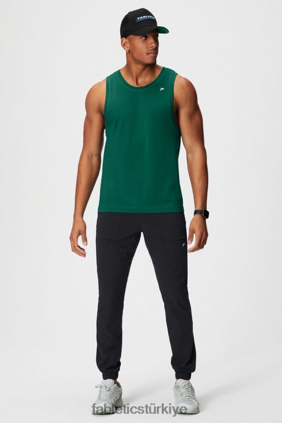 tr Fabletics erkekler eğitim günü tankı çimen yeşili 40R06B3392