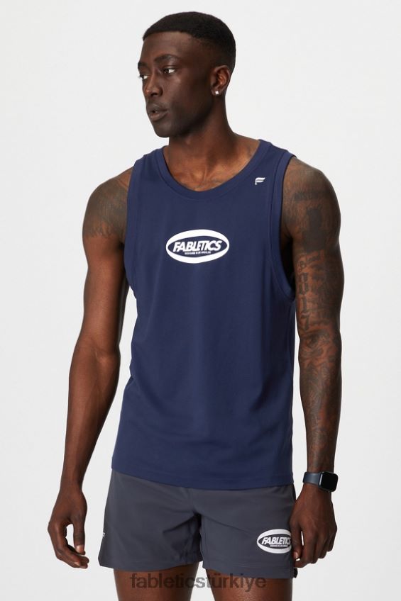 tr Fabletics erkekler eğitim günü tankı lacivert oval 40R06B3388